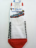 Дитячі демісезонні шкарпетки ХОМА ЖИТОМИР р. 16-18 ГОНКА - білий / шкарпетки весна-осінь, фото 2
