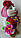 Авторська лялька Баба в намисті мала H28см, фото 2