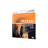 Струны D`ADDARIO EJ10 80/20 BRONZE EXTRA LIGHT 10-47, фото 2