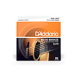 Струны D`ADDARIO EJ10 80/20 BRONZE EXTRA LIGHT 10-47, фото 3