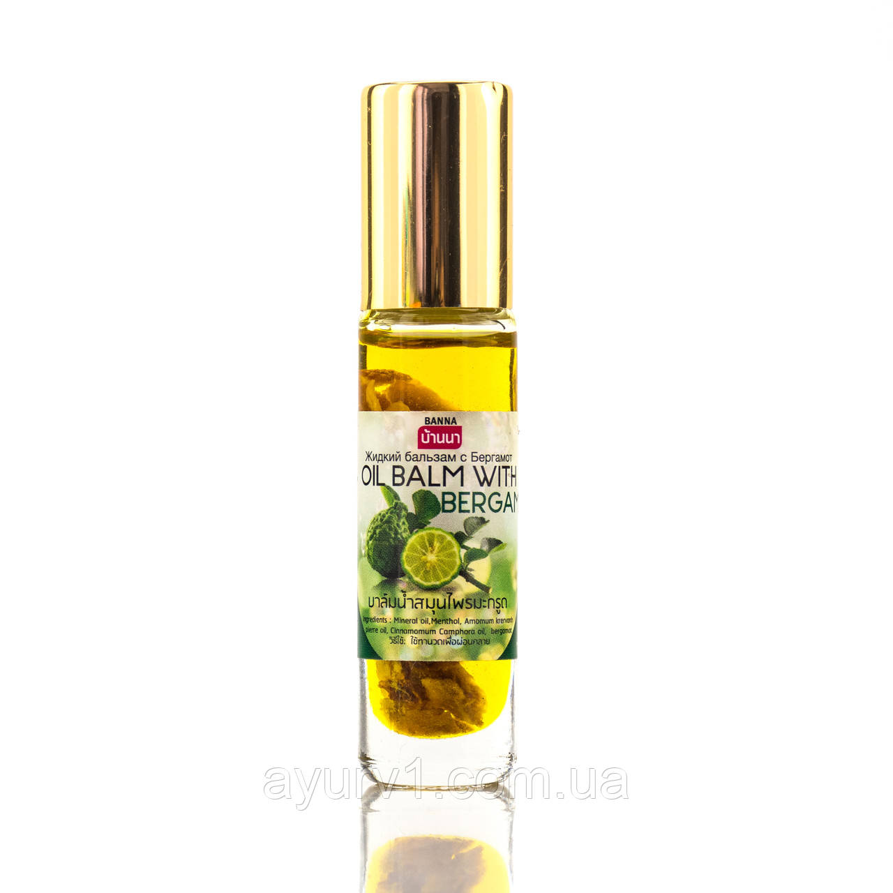 Тайський рідкий бальзам Бергамот, Таїланд, Bergamot 10 г
