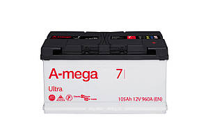 Акумулятор A-Mega Ultra 6 СТ- 105 Aмпер (0) правий плюс