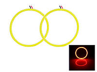 Светодиодные кольца Ангельские глазки для авто 2 шт 120 мм. Красный Хіт продажу!