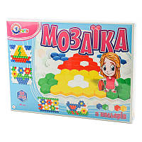 Мозаика детская, мозаика для малышей, размер игрушки 45 см, в наборе 120 деталей , развивает мелкую моторику