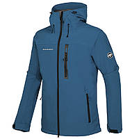 Куртка спортивна чоловіча SoftShell Mammut No1833 Бірюзовий, M