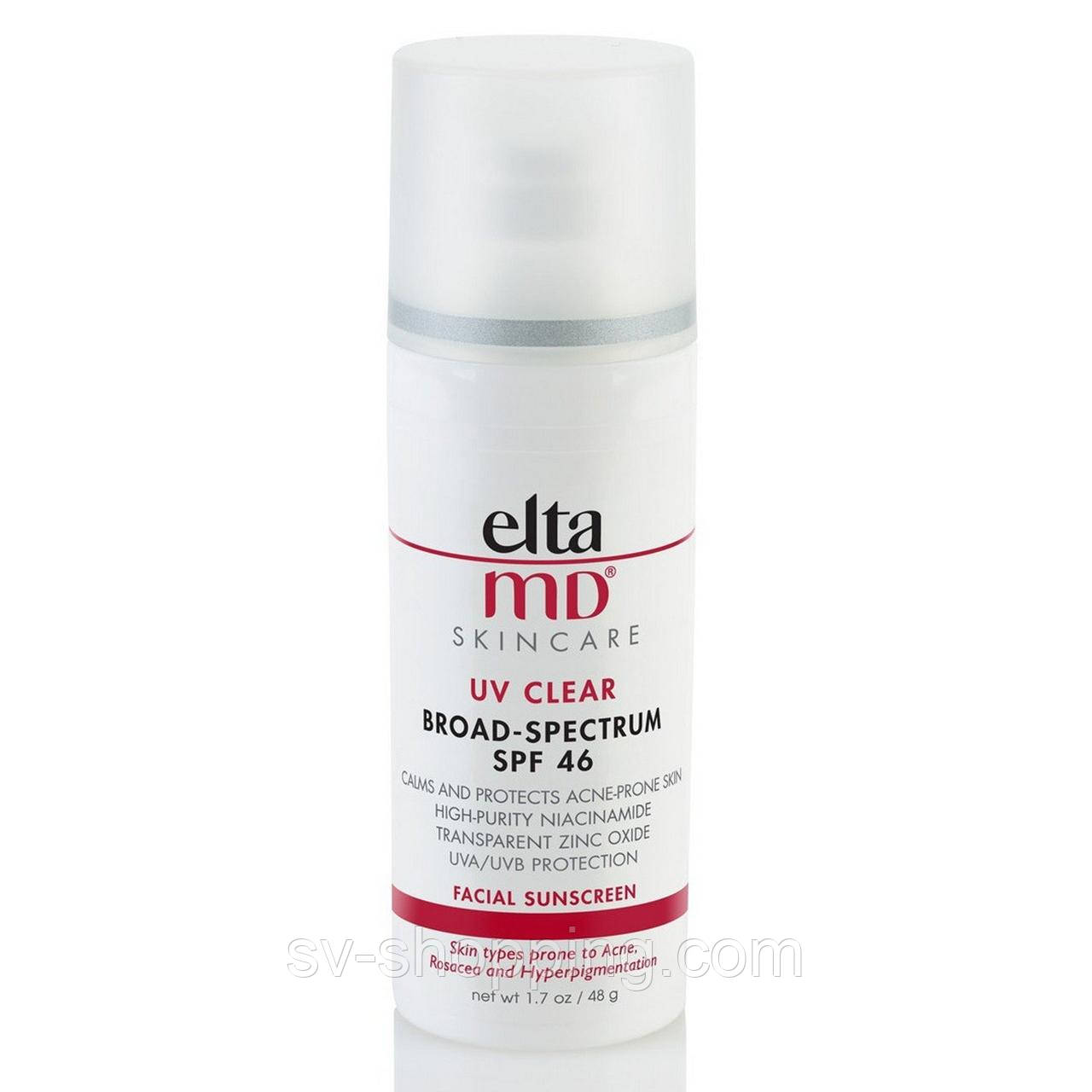 Ультралегкий сонцезахисний флюїд для проблемної шкіри Elta MD UV Clear SPF 46