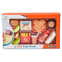 Набор "Fast food" набор детских продуктов, детский фаст фуд, игрушечный гамбургер картошка фри.