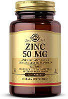 Цинк 50 мг Zinc Solgar, 100 таблеток