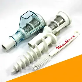 Насадка-соковитискач шнекова до м'ясорубки і кухонного комбайна Tefal, Мулинекс HV2 HV4 HV8 (XF410130) Orig