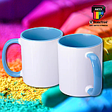 Чашка з фото кольорова всередині 330 мл + фото / принт / напис / логотип. Друк на чашках, фото 3