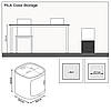 Бокс для зберігання PILA Color Storage бежевий Lechuza, фото 3