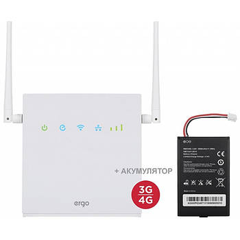 Роутер Ergo R0516 Wi-Fi 4G (LTE) + батарея