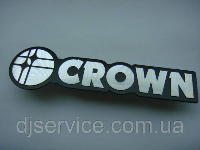 Шильдик логотип 128x25mm для JBL CROWN