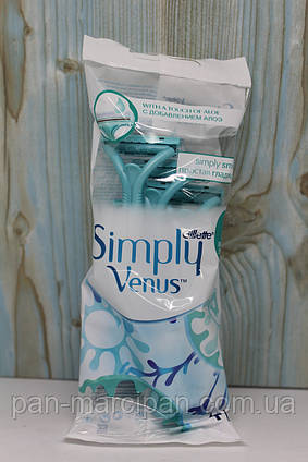 Станок для гоління одноразовий Simply Venus 4шт