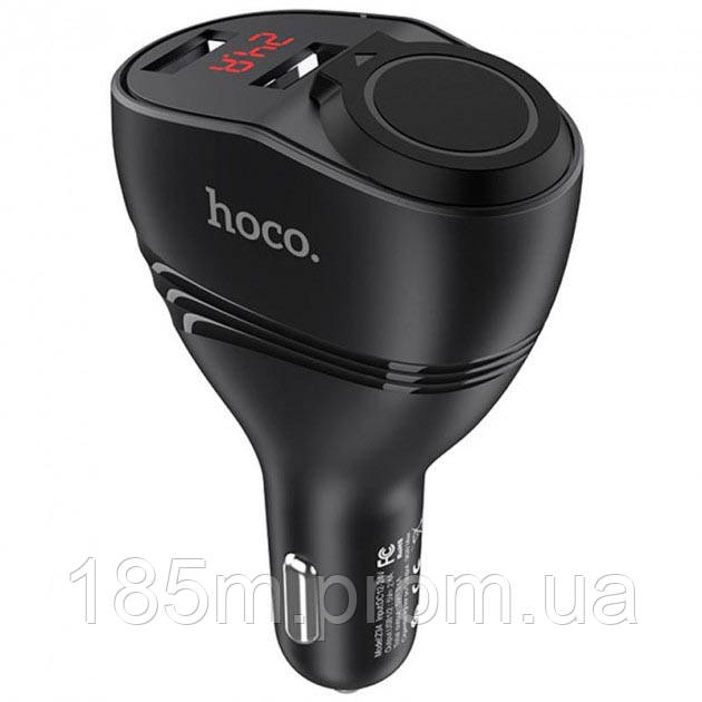Hoco Z34 3,1А (2 USB) дисплей + разветлитель - фото 1 - id-p1374619948