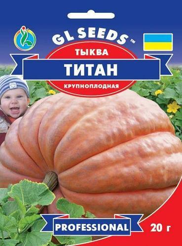 Насіння гарбуза Титан 20 г, GL SEEDS