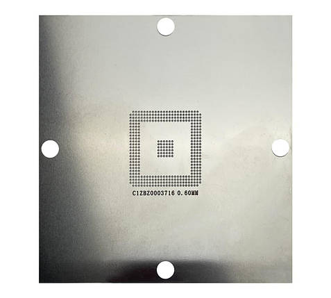 Трафарет BGA прямого нагріву C1ZBZ0003716 (0.60 mm) 90 x 90 mm, фото 1