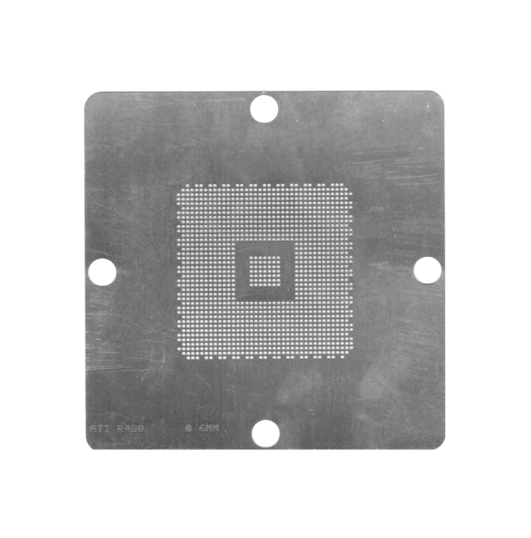 Трафарет BGA прямого нагріву ATI R480 (0.60 mm) 90 x 90 mm