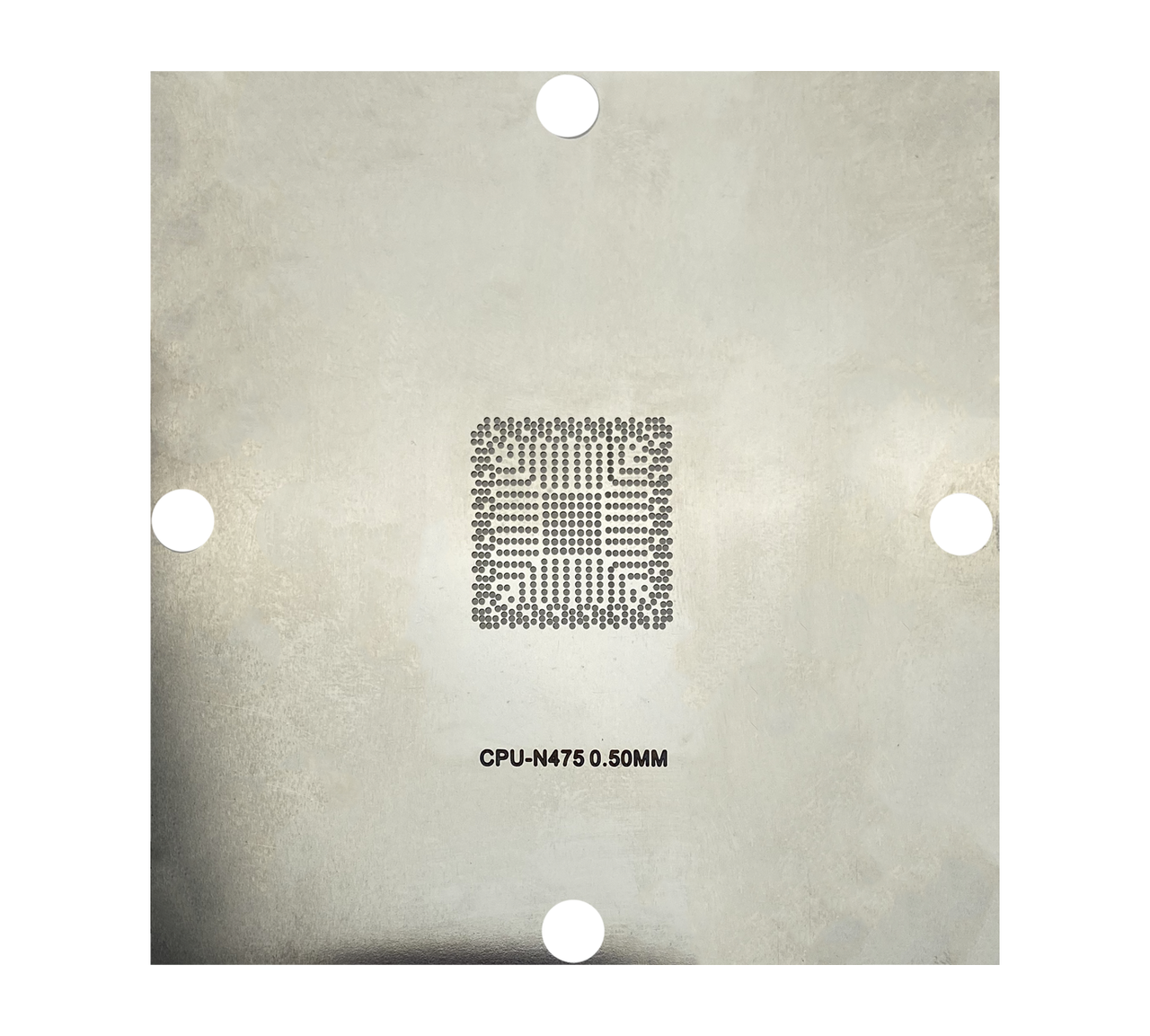 Трафарет BGA прямого нагріву CPU-N475 (0.50 mm) 90 x 90 mm