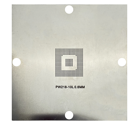Трафарет BGA прямого нагріву PW218-10L (0.60 mm) 90 x 90 mm, фото 1