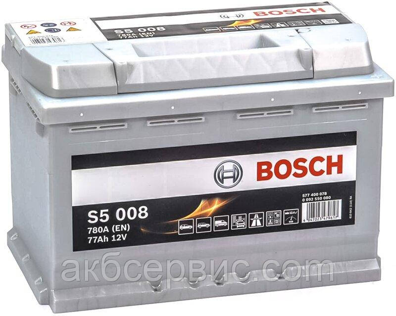 Акумулятор автомобільний Bosch 6СТ-77 S5 Silver Plus (S50 080)