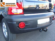 Знімний гак фаркоп на SsangYong Actyon 2006- (СсангЙонг Актіон) без підрізу бампера, фото 4