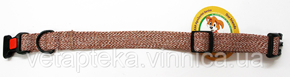 Нашийник 20мм (30-40) «MILANGE» одинарний з фастексом, фото 1