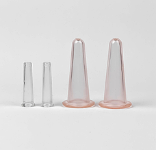 Набір вакуумних силіконових банок для обличчя та вік Чудесник