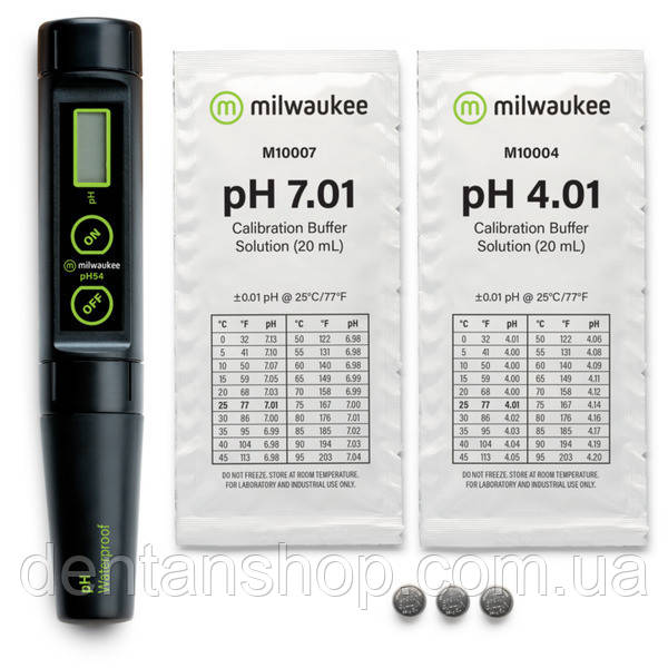 Професійний вологозахищений pH-метр Milwaukee pH54 (0.0 — 14.0 pH), США