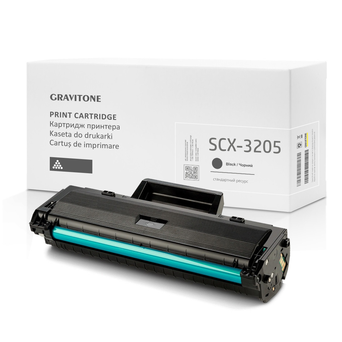 Сумісний Картридж SAMSUNG SCX-3205 (SCX-3205W), 1.500 стор., аналог від Gravitone, фото 1