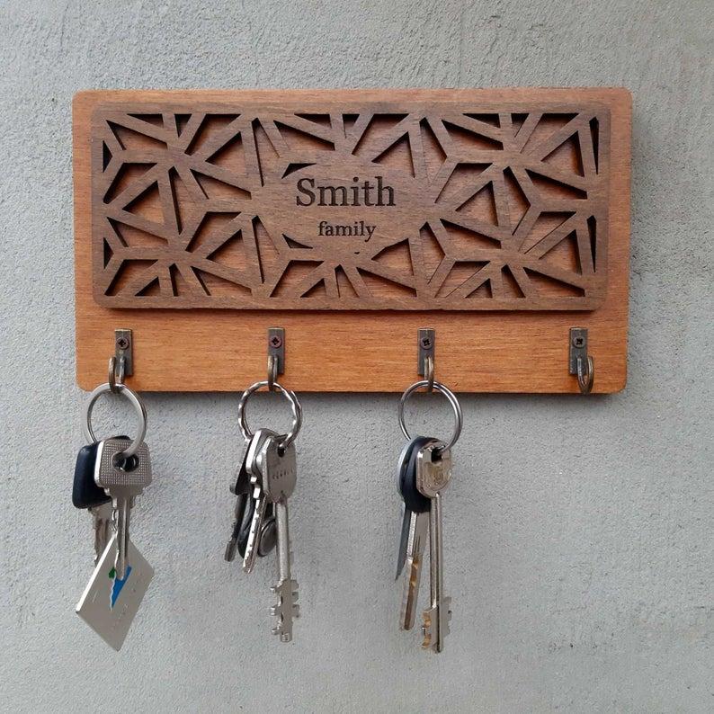 Ключниця 22х12см 4 гачка, фото 1