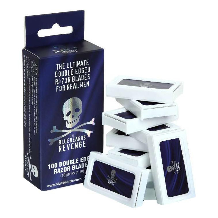 Блок двусторонних лезвий The Bluebeards Revenge DOUBLE-EDGE RAZOR BLADES