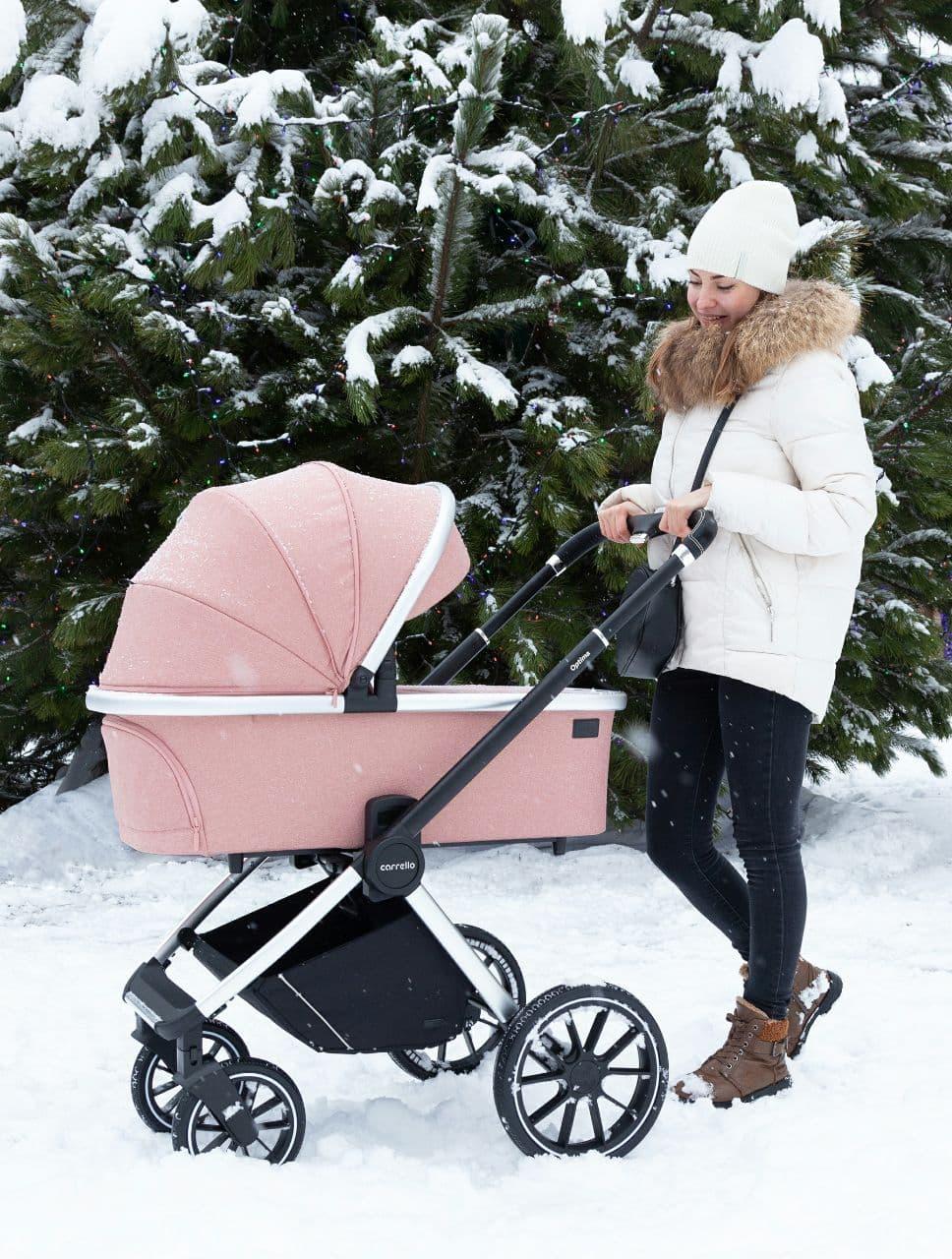 Універсальна коляска 3в1 Carrello Optima Оптіма Hot Pink