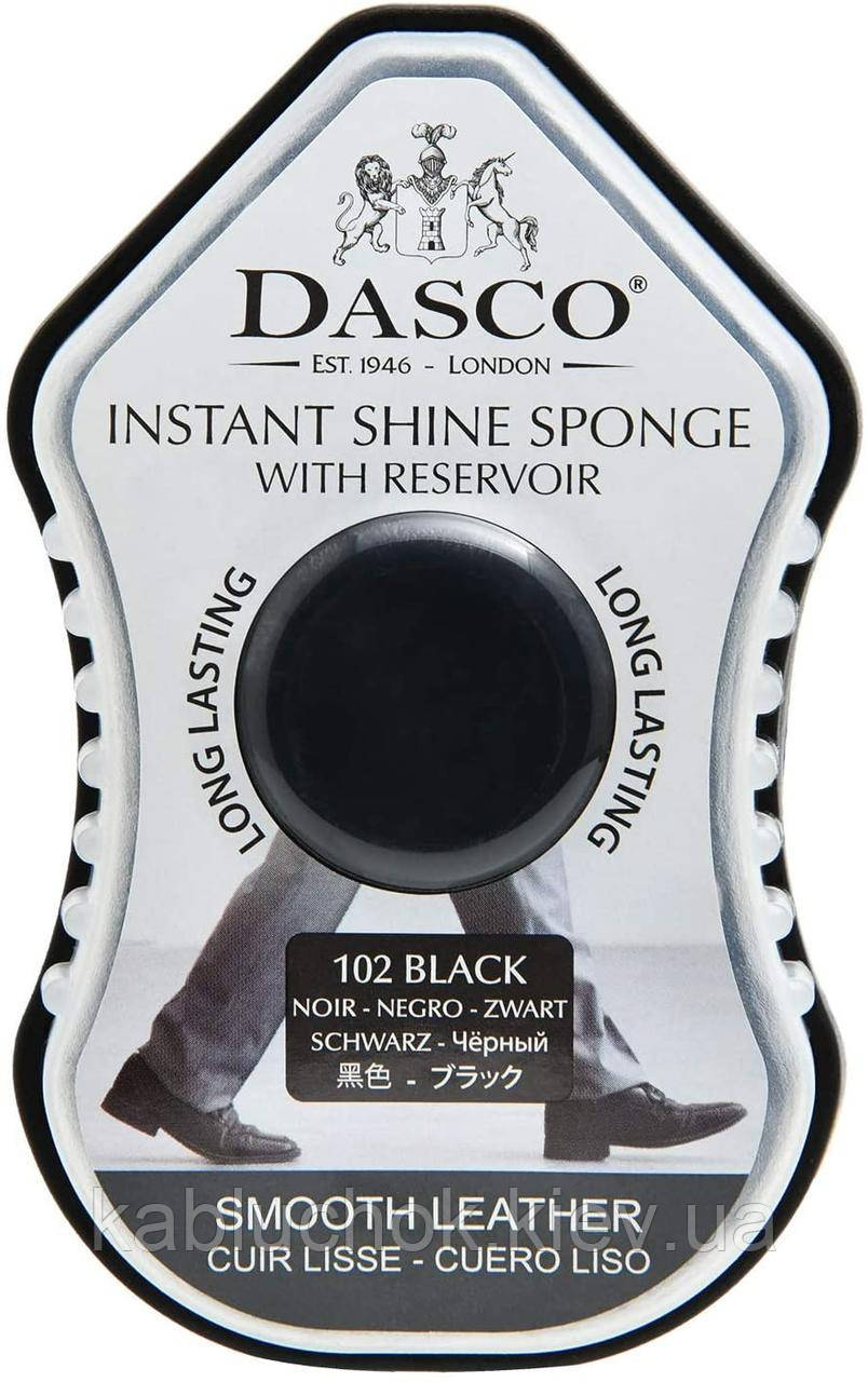 Губка для взуття з дозатором DASCO Instant Shine Sponge with reservoir А5674, чорний