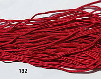 Шнур сутажный красный 3 мм