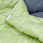 Ковдра Бамбукова Полуторна 140х205 см силіконова стьобана "Bamboo" демисизонне, фото 3