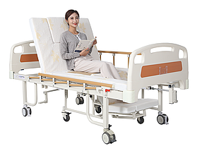 Медичне функціональне ліжко MIRID W03. Ліжко з вбудованим кріслом. Ліжко для реабілітації., фото 2