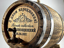 Бочка дубова 100 л. для самогону, вина, коньяку, кальвадосу, віскі, бренді, рому. Покриття воском у Подарунок!, фото 4
