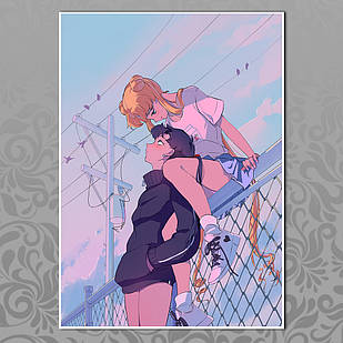 Плакат А3 Аніме Art  Yuri 004