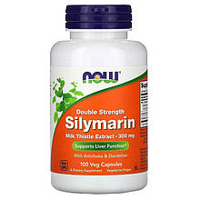 NOW Foods Silymarin Milk Thistle Extract with Artichoke & Dandelion 300 mg 100 caps