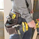 КАРМАНИ НА ПОЯС ЗАМШЕВНІ STANLEY 2 ДЛЯ ІНСТРУМЕНТІВ І 2 ДЛЯ ГВООЗДЕЙ, фото 3