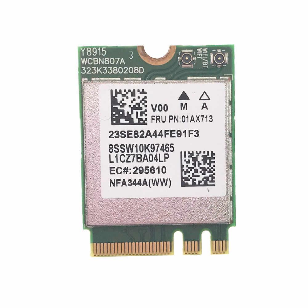 Wi-fi+BT модуль M.2 Qualcomm Atheros QCNFA344A (01AX713) 802.11 b,g,n,ac 867Mbps 2,4GHz/5GHz!