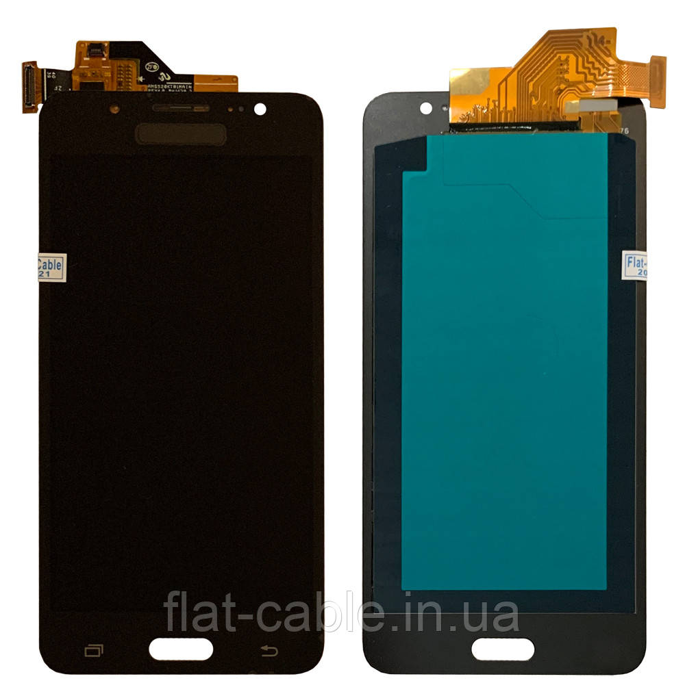 Дисплей + сенсор Samsung J510 Galaxy J5 (2016) Чорний OLED LCD (PRC)
