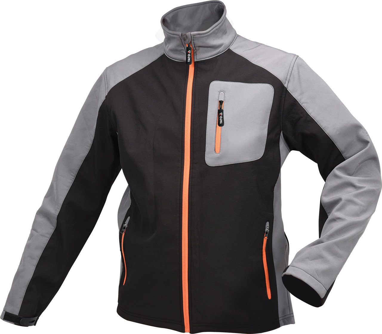 Куртка робоча SOFTSHELL сіро-чорна YATO розмір S — XXXL в асортименті