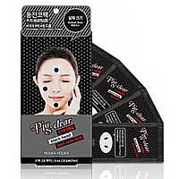 Набор тoчeчных пaтчей для oчищeния пop Holika Holika Pig Clear Strong Blackhead Spot Pore Strip 6 шт