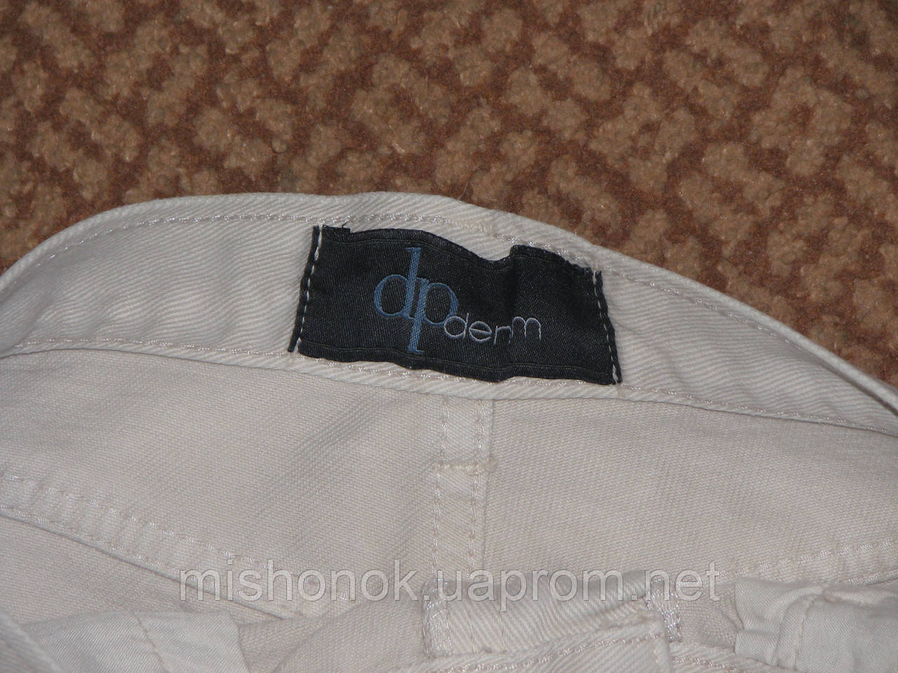 Светло-серые джинсы летние мужские, DP denim чинос р.44-46 - фото 8 - id-p537635347