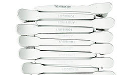 Затискач для волосся Toni & Guy білий 12 шт