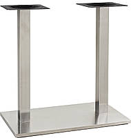 Опора для стола Днестр, нержавеющая сталь inox, высота 72 см, внизу 40 * 70 см