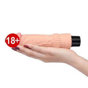 Фаллоімітатор м'який з вібрацією Lovetoy Real Softee вібратор фаллос