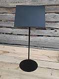 Інформаційна стійка для меню з металу, фото 2